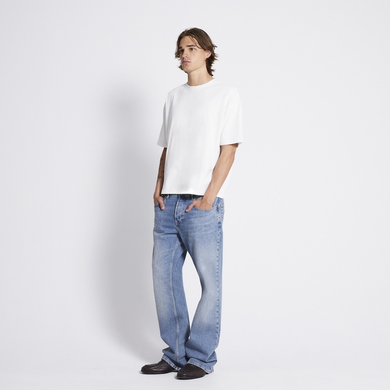 Heavy boxy tee "Mikael" Off white